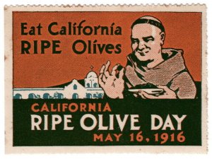 (I.B) US Cinderella : California Ripe Olive Day (1916)