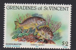 St. Vincent - Grenadines # 402, Fish - School Master, NH