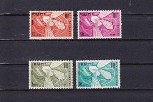 SA12b Haiti 1963 Freedom from Hunger mint stamps