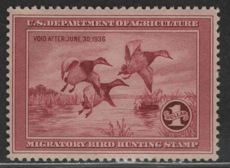 $US Sc#RW2 M/NH/F-VF OG Duck stamp, Cv. $750