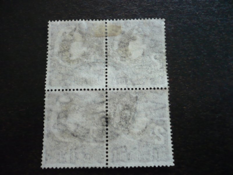 Stamps - Australia - Scott# 212 - Used Block of 4 Stamps
