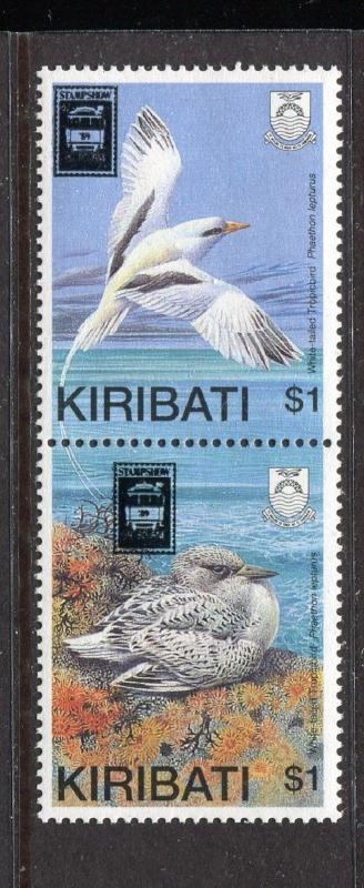 Kiribati 535a, MNH, Birds 1989 overprint. x29068