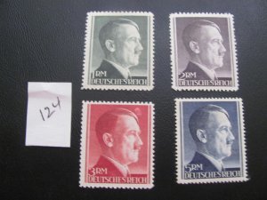 GERMANY 1941 MNH  SC 524-527  SET  VF/XF (124)