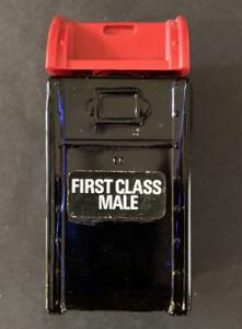 Avon First Class Male Glass Mailbox Bottle ~ Bravo Aftershave 4 FL OZ ~ Empty