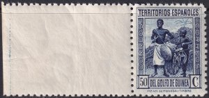 Spanish Guinea 1934 Sc 268 margin single MNH**