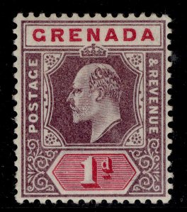 GRENADA EDVII SG58, 1d dull purple & carmine, M MINT. Cat £10.