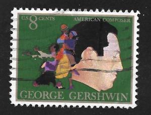 SC# 1484 - (8c) -  George Gershwin, used single