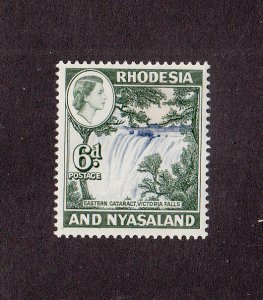 Rhodesia & Nyasaland Scott #164 MH Note