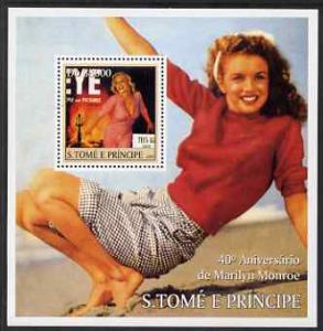 St Thomas & Prince Islands 2003 Marilyn Monroe perf s...