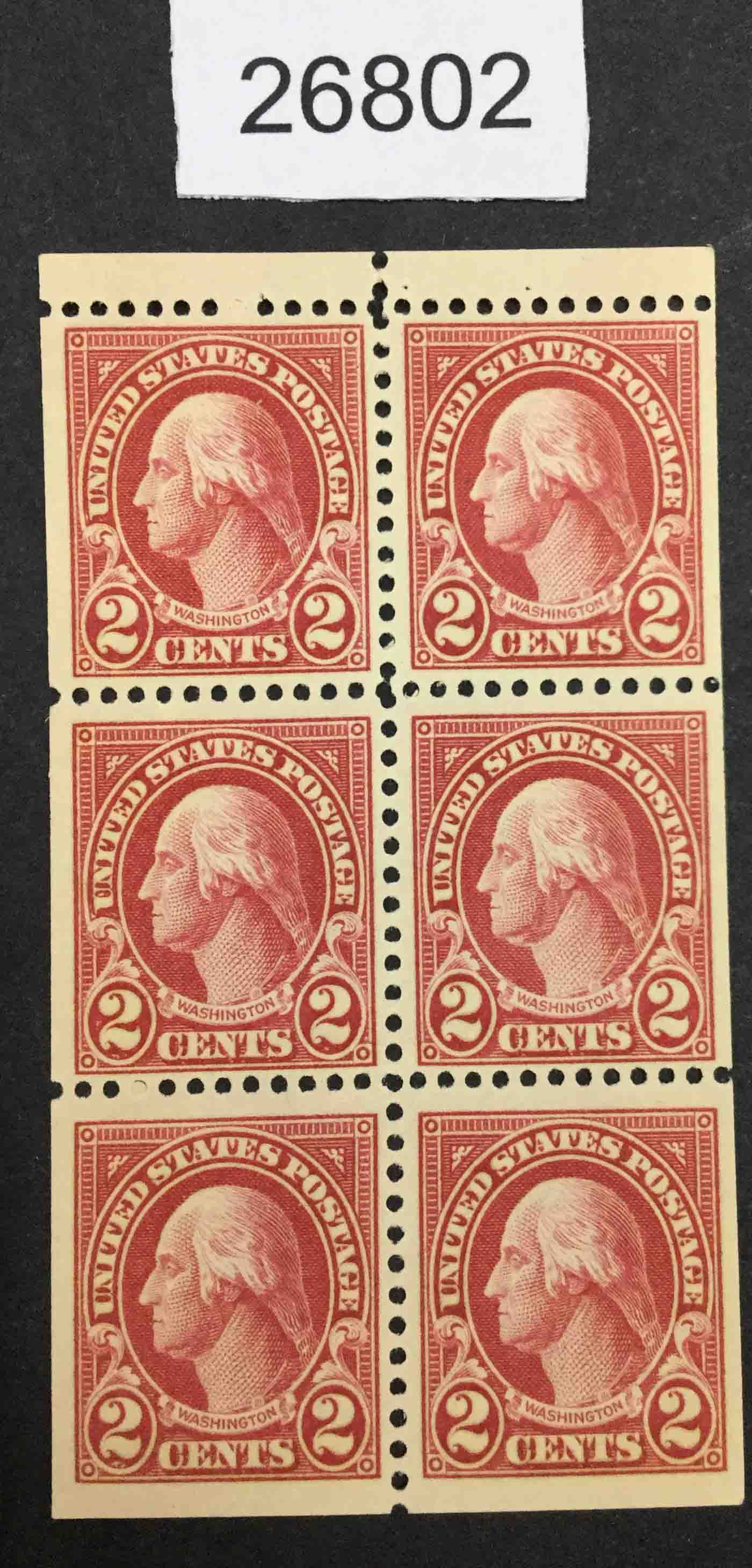 US Stamps 634D Mint OG NH Booklet LOT 26802 United States, General