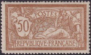 Sc# 123 France 1900 - 1929 Liberty & Peace 50c MNH issue CV $325.00