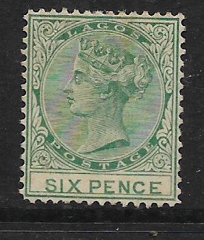 LAGOS  11 MINT HINGED, QUEEN VICTORIA 1876