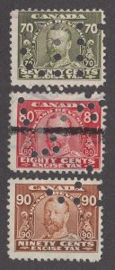 Canada Revenue FX11-FX13 Used Excise Tax Stamps