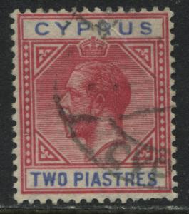 Cyprus KGV 1921  2  piastres used