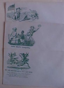 US  PATRIOTICS REPRINTS MINT 3 DIFF.