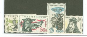 Czechoslovakia & Czech Republic #1229-1232 Mint (NH) Single (Complete Set)