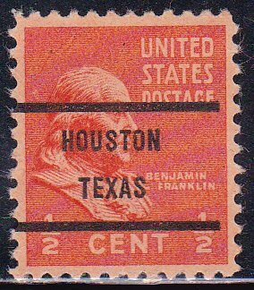 Precancel - Houston, TX PSS 803-71 - Bureau Issue