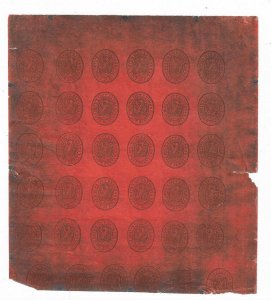 US LOCAL POST SCOTT# 20L23 PARTIAL SHEET