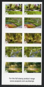 Australia SG3229b 2009 Australian Parks and Garden Self-adhesive Booklet Pane U