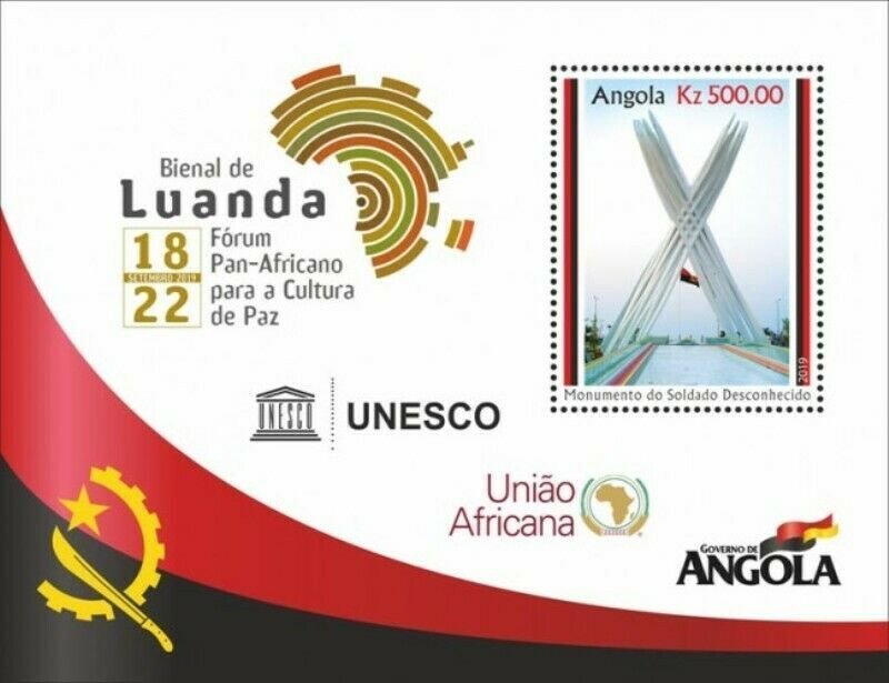 Angola - 2019 Pan-African Forum - Stamp Souvenir Sheet - ANGLC190101b