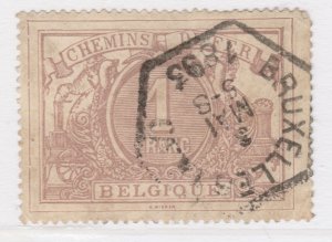 Belgium Parcel Post Railway 1882-94 1fr Used Stamp A25P57F20766-