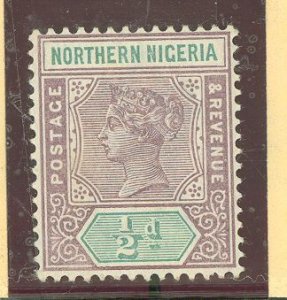 Northern Nigeria #1 Mint (NH) Single (Queen)