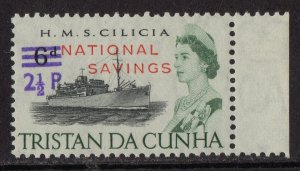 Thematic stamps TRISTAN DA CUNHA 1971 NATIONAL SAVINGS F2 mint