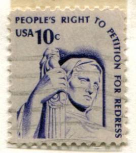 1592 US 10c Right to Petition, used