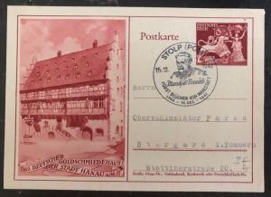 1942 Stolp Germany Postcard Cover To Stargard Prince Blücher of Wahlstatt Cancel