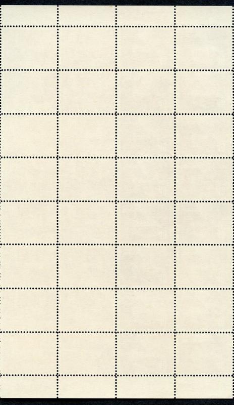 ISRAEL SCOTT#31/32 UPU PARTIAL SHEET OF 48  MISSING A STRIP OF BOTH VALUES