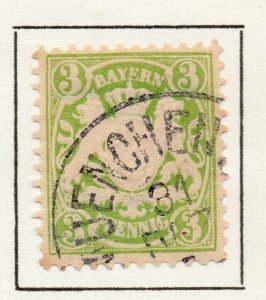 Bayern Bavaria 1881 Early Issue Fine Used 3pf. NW-120718