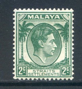 Straits Settlement 2c Green SG279 Mounted Mint