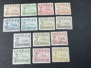 NAURU # 17-30-USED-----COMPLETE SET------1924-47