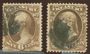 United States #O110-O111 Used Multiple