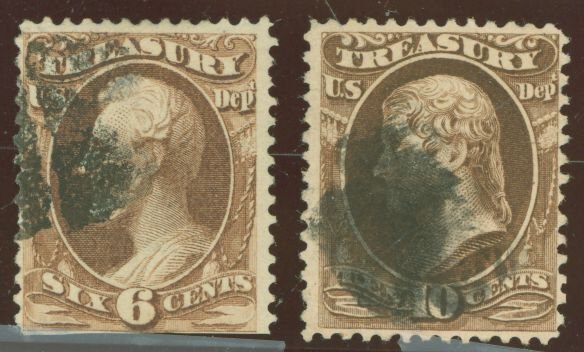 United States #O110-O111 Used Multiple