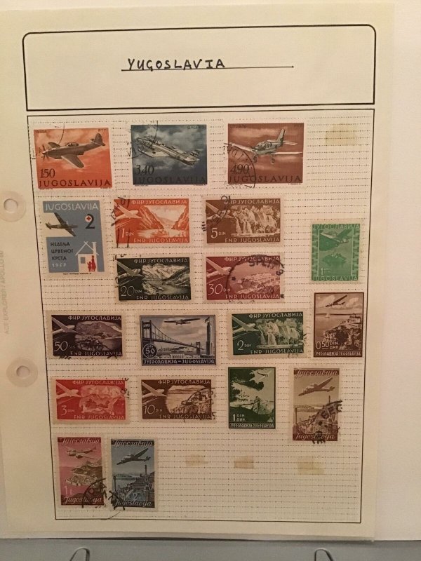 Yugoslavia Air Travel   stamp page R24445