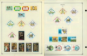 Ghana 1957-1992 M (mostly) & U Hinged on Scott International Pages thru 1999