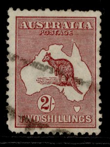 AUSTRALIA GV SG110, 2s maroon, USED. Cat £17.