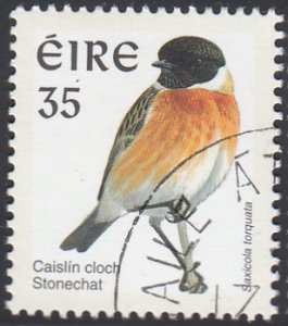 Ireland 1998-99 used Sc #1107a 35p Stonechat Perf 14