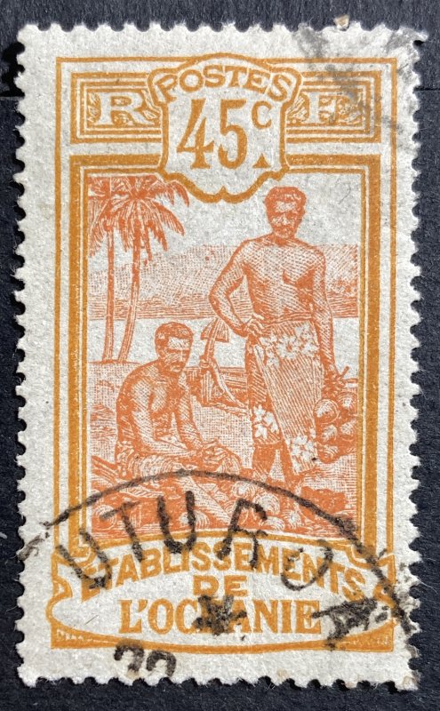 AlexStamps FRENCH POLYNESIA #41 VF Used