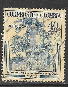 Columbia C245: 40c George Isaacs Monument, used, F-VF