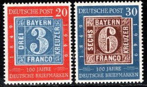 Germany Bund Scott # 667 - 668, mint nh