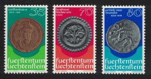 Liechtenstein Coins 1st series 3v 1977 MNH SG#674-676