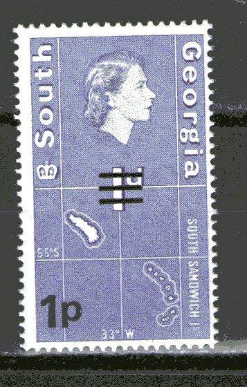 South Georgia 18a MNH