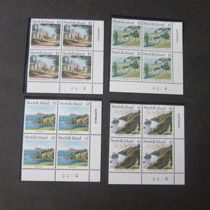 Norfolk Island 1987 Sc 401-416 BLK(4) set MNH