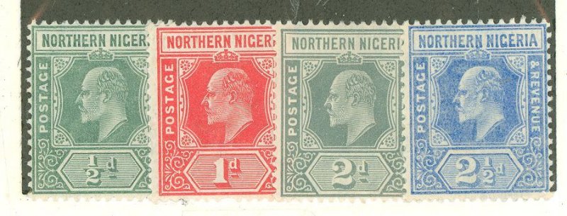 Northern Nigeria #28-31 Unused Single (King)