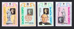 Samoa Sir Rowland Hill 4v 1979 MNH SC#513-516 SG#551-554