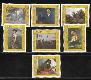 Cuba 2994-2999 Paintings set MNH