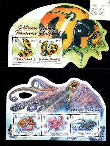 Pitcairn islands 848 836  MNH cat $ 19.00