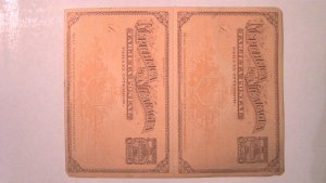 EARLY NICARAGUA POSTAL REPLY CARD MINT ENTIRE